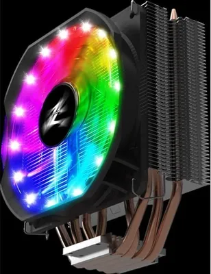 Produktbild von Zalman CNPS9X OPTIMA RGB - processor-k, Luftkühlung, 12 cm, 600 RPM, 1500 RPM, Schwarz