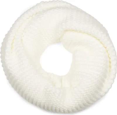 Produktbild von styleBREAKER Damen Strick Loop Schal Einfarbig mit Linksstrick Muster, warmer Winter Strickschal, Schlauchschal 01018166