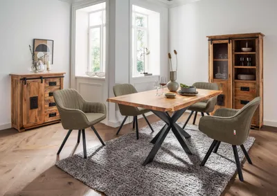 Produktbild von Holz-Kommode aus Mangoholz, 90x45x100cm Florenz-Serie