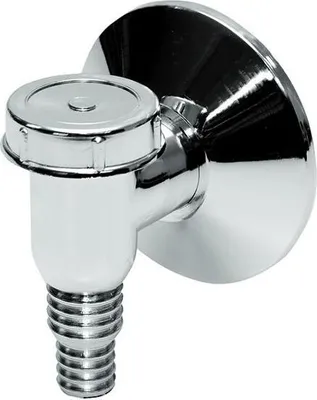 Produktbild von Aufputz Waschmaschinen Siphon Geschirrspüler Sifon  Vorwandinstallation chrom