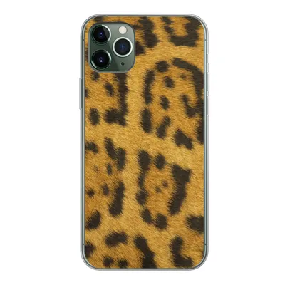 Produktbild von MuchoWow® Handyhülle Schutzhülle Hülle für iPhone 11 Pro Max Leopardenfell Silikon Softcase Handy Hülle - Schutz