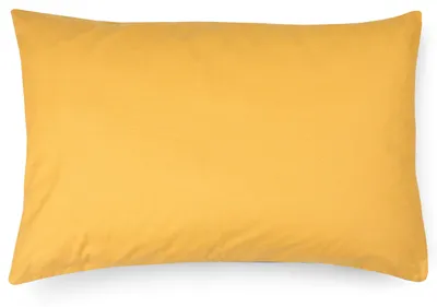 Productafbeelding van Kussenhoes voor kinderen 40 x 60 cm van 100% katoen, senfgelb