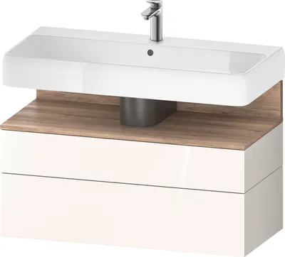Produktbild von DURAVIT QA4395055220010 QTG WTU WH Ek. 990x470x590 Wß Hgl. H