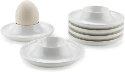 Zdjęcie produktu dla Sztuczne skorupki jaj, zestaw 6 sztuk, średnica 9,5 cm, idealne do śniadań i do kuchni
