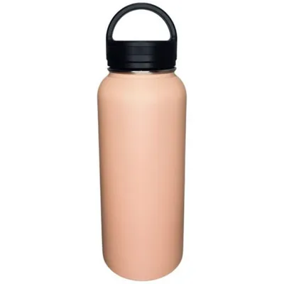 Zdjęcie produktu dla Termos ze stali nierdzewnej 500 ml, butelka do picia, dzbanek próżniowy do gorących/zimnych napojów, szczelny, wytrzymały, 0,5 l, (różowy)