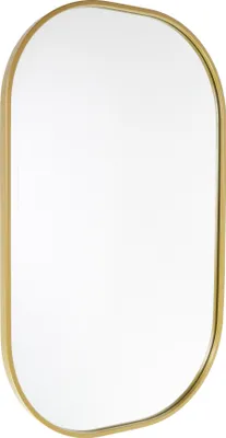 Produktbild von Fragix Boston Spiegel Oval - Gold - Metallrahmen - 80x50