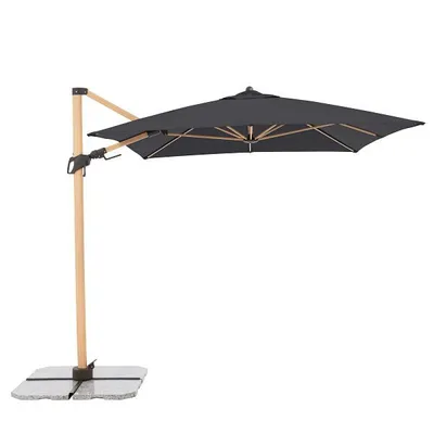 Produktbild von Sonnenschirm Kurbelschirm Ampelschirm Doppler Polyester 180 g/m² anthrazit