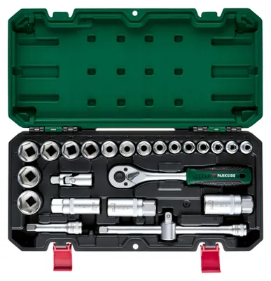 Produktbild von PARKSIDE® Steckschlüssel-Satz, 24-teilig
