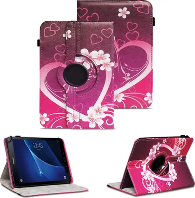Produktbild von Tablet Hülle für Samsung Galaxy Tab A6 10.1 2016 360° Drehbar Case Cover SchutzFarben:Motiv 6