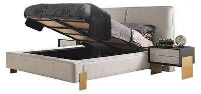 Produktbild von s Schlafzimmer Set Designer Doppelbett 2x Nachttische Stilvoll