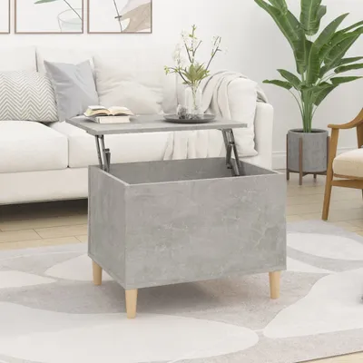 Produktbild von The Living Store Couchtisch Betongrau 60x44,5x45 cm Holzwerkstoff