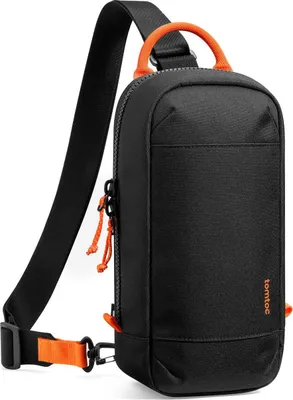 Produktbild von Tomtoc Tasche Case für Nintendo Switch 2 Sling Bag, Rundumschutz Tragetasche für Switch Konsole und Spiele, Schwarz