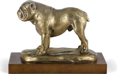 Image de Buldog anglais IV - statuette de chien, figurine de bureau, trophée pour exposition canine de la marque Art-Dog