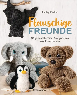 Produktbild von Flauschige Freunde. 12 gehäkelte Tier-Amigurumis aus Plüschwolle