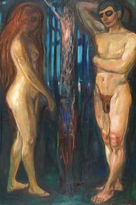 Produktbild von Edvard Munch Kunstdruck Bild - Metabolismus, 1898-1899 (120 x 80 cm)