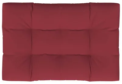 Produktbild von vidaXL Palettenkissen Weinrot 120x80x12 cm Stoff