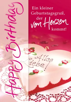 Produktbild von Geburtstag  Glückwunschkarte im Format 115x17cm mit Umschlag