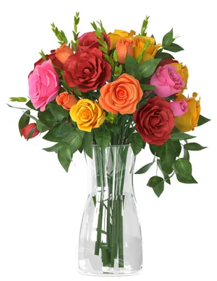 Image de Vase en verre transparente pour compositions florales et décoration