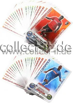 Produktbild von Match Attax - Spar 9 - 50 gemischte STAR-SPIELER - Saison 09/10