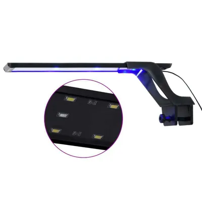 Produktbild von LED-Aquariumleuchte mit Klemme 35-55 cm Blau und Weiß