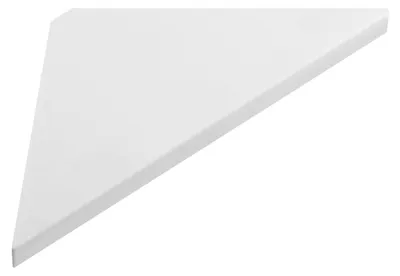 Produktbild von Sapho ABELINE Eckig Rockstone-Ablage 200x200mm, Weiß matt