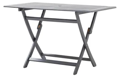 Produktbild von Klappbarer Gartentisch aus Akazienholz, Esstisch, Terrassentisch, Holztisch, Gartenmöbel, 120x70x75cm