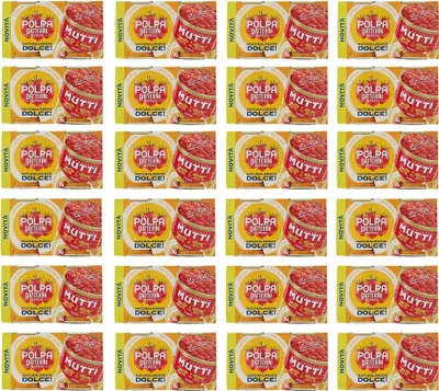 Produktbild von 24x Mutti Polpa Datterini natürlich süß Tomaten ( 300gr x 2 ) 100% Italienisch