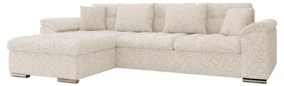 Produktbild von MIRJAN24 Ecksofa Diana, Eckcouch mit Bettkasten und Schlaffunktion, Polsterecke (Farbe: Bella 05, Seite: Links)