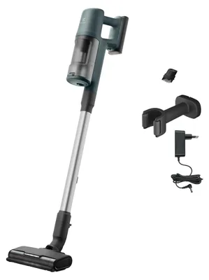 Zdjęcie produktu dla Electrolux EP61CB21OG, Odkurzacz stojący 2 w 1, Bez worka, Zielony, 0,6 l, Verde Ocean, Tworzywo sztuczne pochodzące z recyklingu