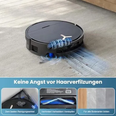 Produktbild von PromoHome® 17-teiliges Zubehörset für Ecovacs Deebot X9 Pro Omni/X11 Pro Omni, 4 Staubbeutel, 4 Seitenbürsten, 4 Filter, 1 Hauptbürste, 2