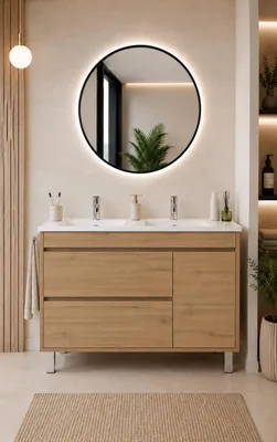 ORIGEN BATH CAPRERA Badmöbel mit Doppelwaschbecken 120x45 cm, Estepa