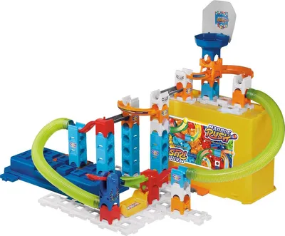 Produktbild von VTech Marble Rush - Build & Store Box Set M400 - Kugelbahn - 65 Teile - Inklusive 5 Murmeln - Ab 4 Jahren und aufwärts