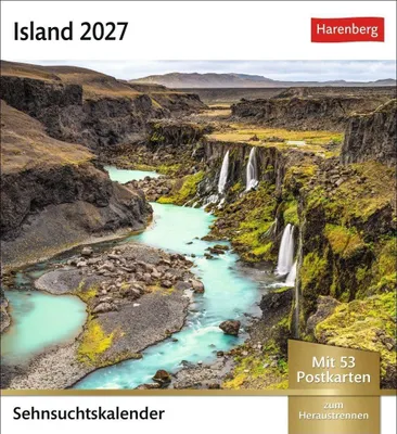 Produktbild von Inselkalender 2027 mit 53 Postkarten