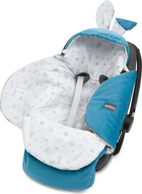 Immagine prodotto di Bellochi Coperta universale per seggiolino e ala per neonati AutoSitz Angolo in cotone e ad esempio - ocean dream