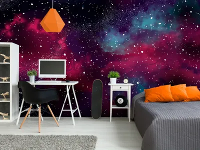 Produktbild von Vlies Fototapete Weltraum 400x280 cm Tapeten Wandtapete XXL Galaxy Universum Kosmos Himmel a-A-10326-a-a