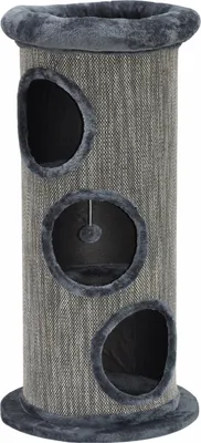 Produktbild von Kratztonne Klettertonne Kratzturm nanook Simba100  100x40x40 cm grau