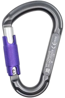 Zdjęcie produktu dla Beal Be Lock A Vis, karabinek, fioletowy. Fioletowy, jeden rozmiar
