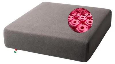 Immagine prodotto di Omgoods - Cuscino antidecubito per sedia - Schiuma viscoelastica ergonomica
