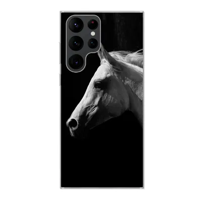Produktbild von MuchoWow® Handyhülle Schutzhülle Hülle für Samsung Galaxy S22 Ultra Pferde - Tiere - Porträt Silikon Softcase Handy Hülle