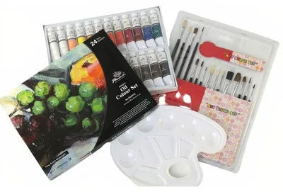 Produktbild von Ölfarben Set – 24 Farben in Tuben für professionelle Künstler Phoenix