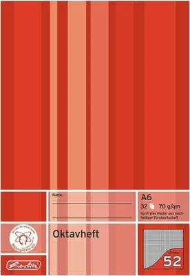 Produktbild von Oktavheft A6 32 Blatt kariert