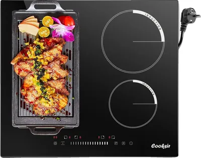 Immagine prodotto di Piano cottura a induzione, 4 piastre, touch control, nero, EU