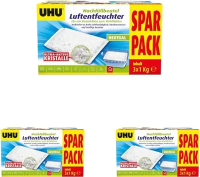 Produktbild von UHU Luftentfeuchter Refill 3x1000g 4026700470406