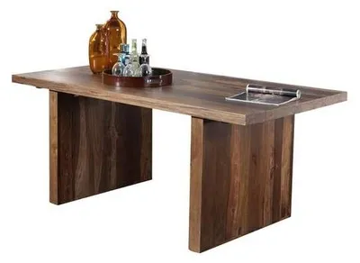 Produktbild von MASSIVMOEBEL24.DE Esstisch Sheesham 200x100x76 walnuss lackiert DUKE #101