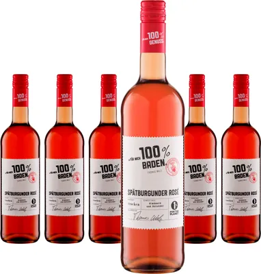 Produktbild von 6 x Für mich 100% Baden Spätburgunder Rosé