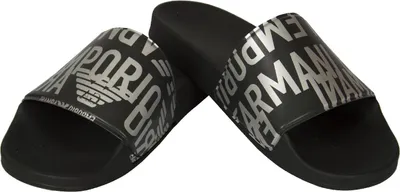Immagine prodotto di Ciabatte a fascia slide uomo mare piscina beachwear EMPORIO ARMANI articolo X4PS04 XM762 SHOES BEACHWEAR  ITALY, EU 41 - UK 7.5 - USA 8 - CN 264/91, Poliuretano 10%,POLYVINYL CHLORIDE 90%