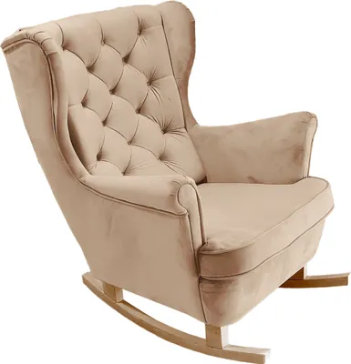 Produktbild von DomoHome Relaxsessel Armlehnensessel Armlehnen Fernsehsessel Loungesessel Polstersessel Couchsessel Armsessel Chair Wohnzimmersessel Ohrensessel | 102x81x95cm | Beige_29800