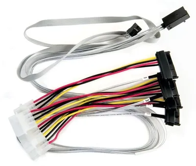 Immagine prodotto di Adaptec Kabel SFF8643->4xSAS+SB intern 0.8m ACK-I-HDmSAS-4SAS-SB-.8M