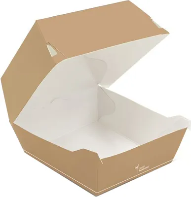 Immagine prodotto di NATURE Star 41523 NATURE Star Burgerbox Carta, coperchio incernierato, 150 x 150 x 85 mm