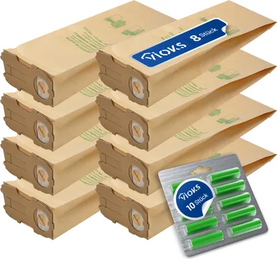 Produktbild von 8x Staubsaugertüten + 10x Duftpatronen für Kobold Staubsauger